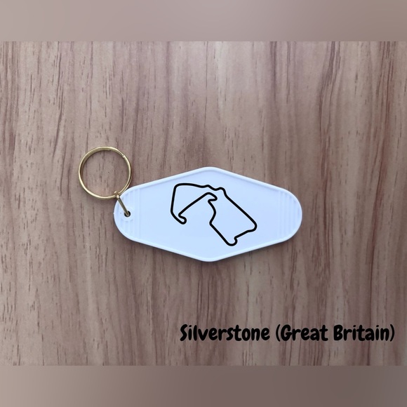 F1 Customizable Track Keychain - Picture 7 of 7